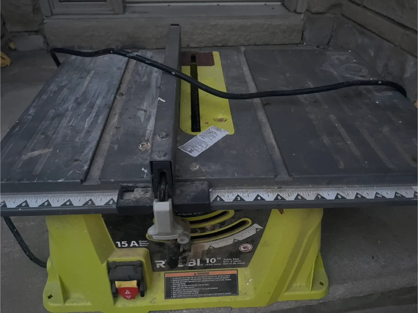 Ryobi 10" Table Saw image indicator(2)