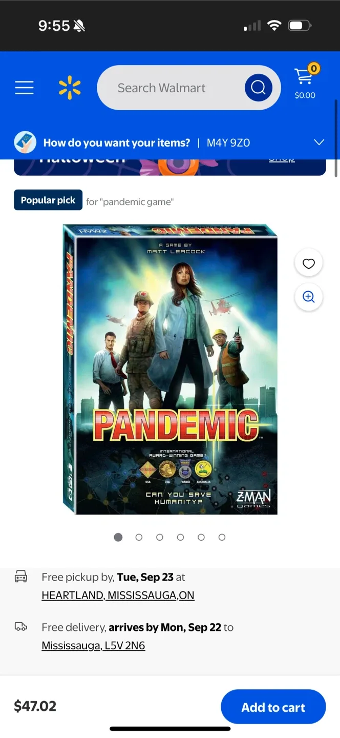 Pandemic Board Game thumbnail