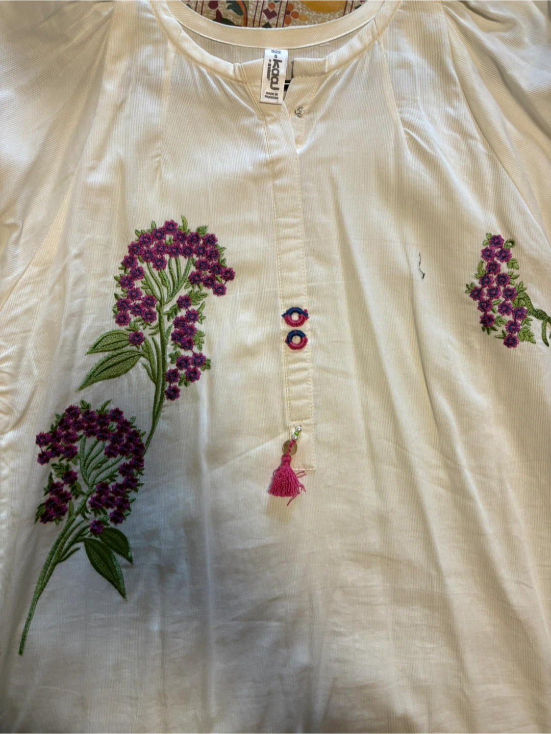 IDEAS White Embroidered shalwar kameez - photo 2