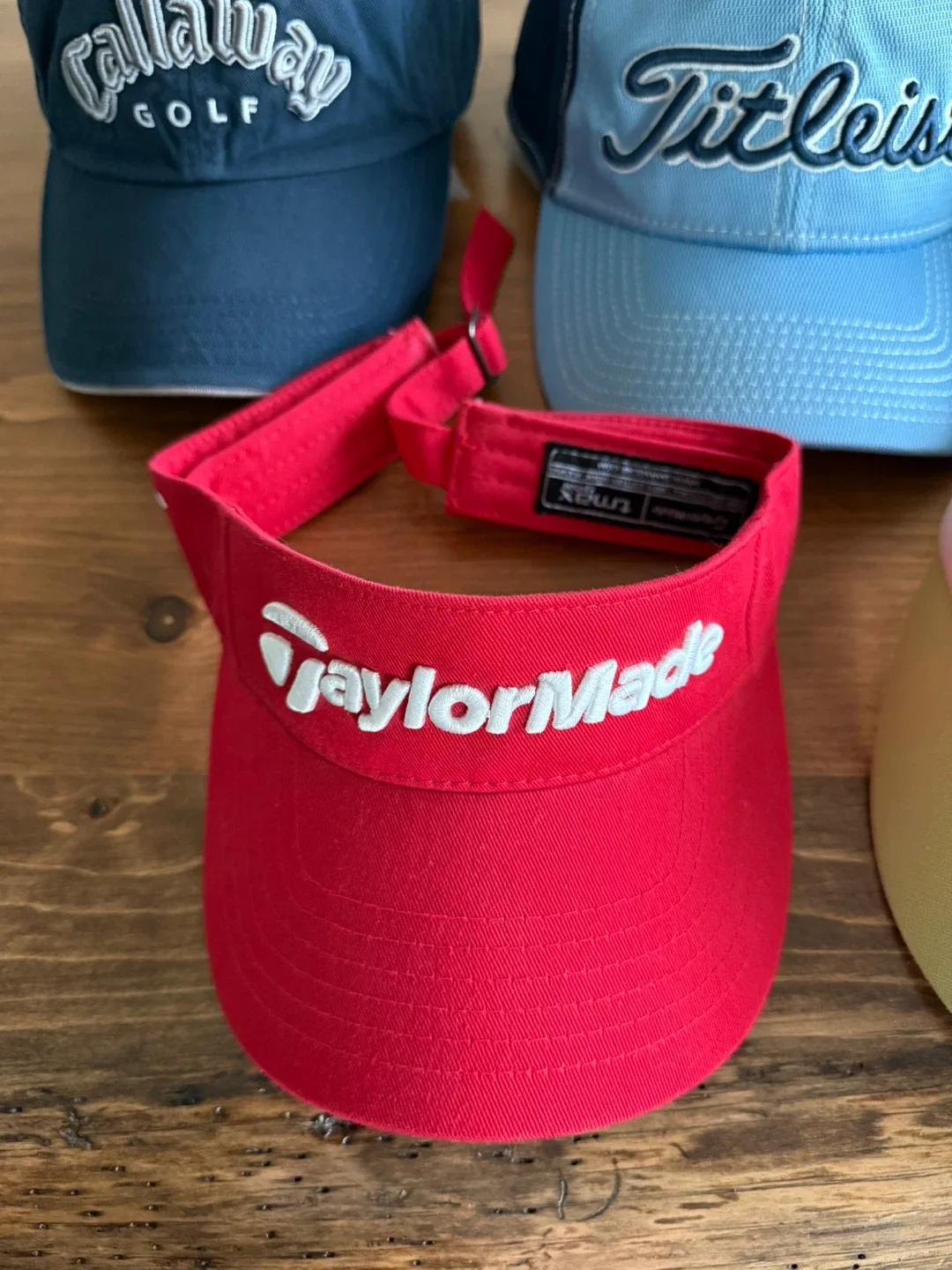 TaylorMade Red Golf Visor