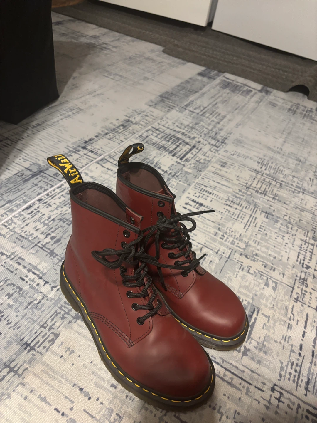 Dr. Martens 1460 Cherry Red Boots (WORN ONCE) - photo 3