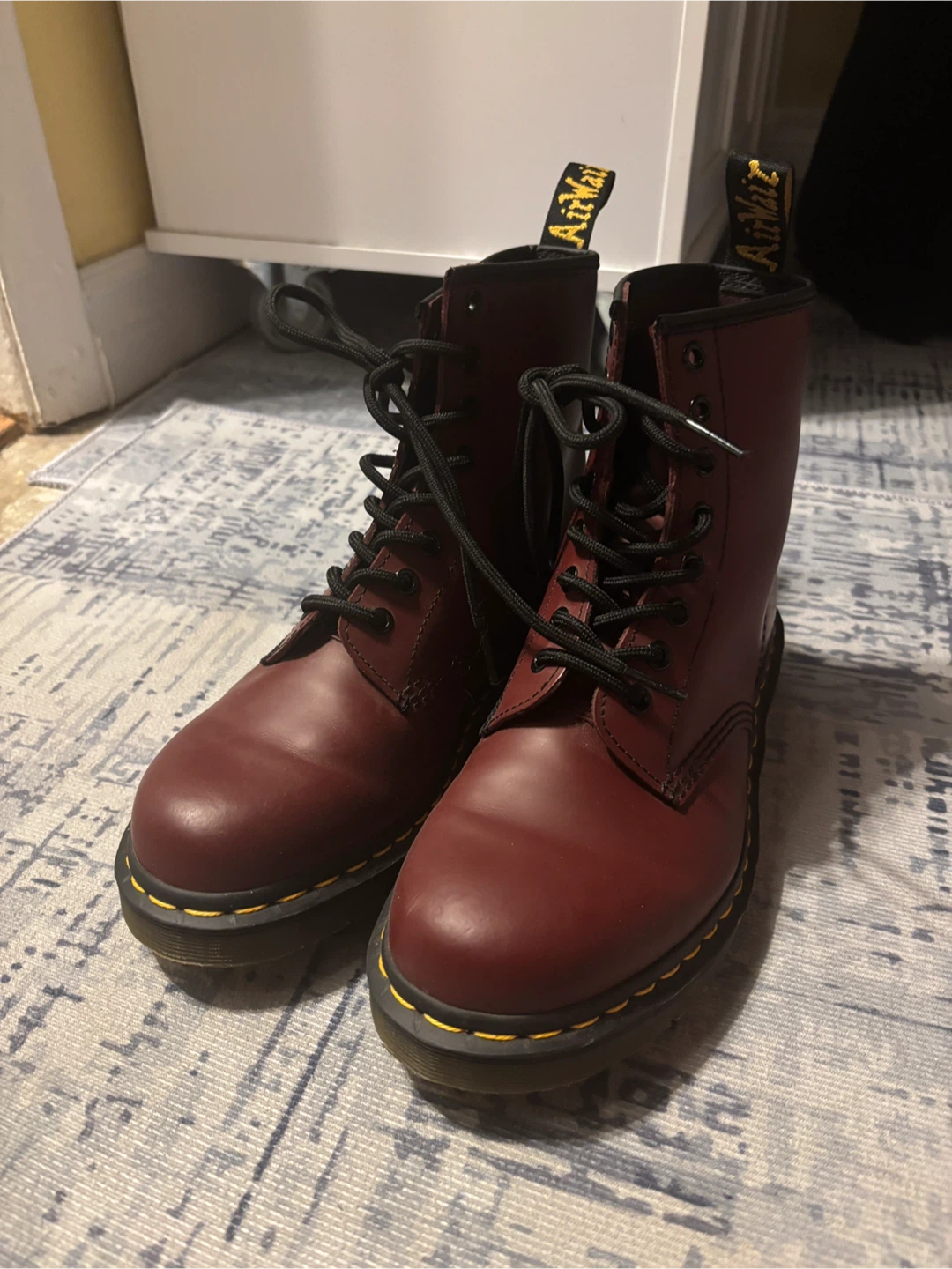 Dr. Martens 1460 Cherry Red Boots (WORN ONCE) - photo 2