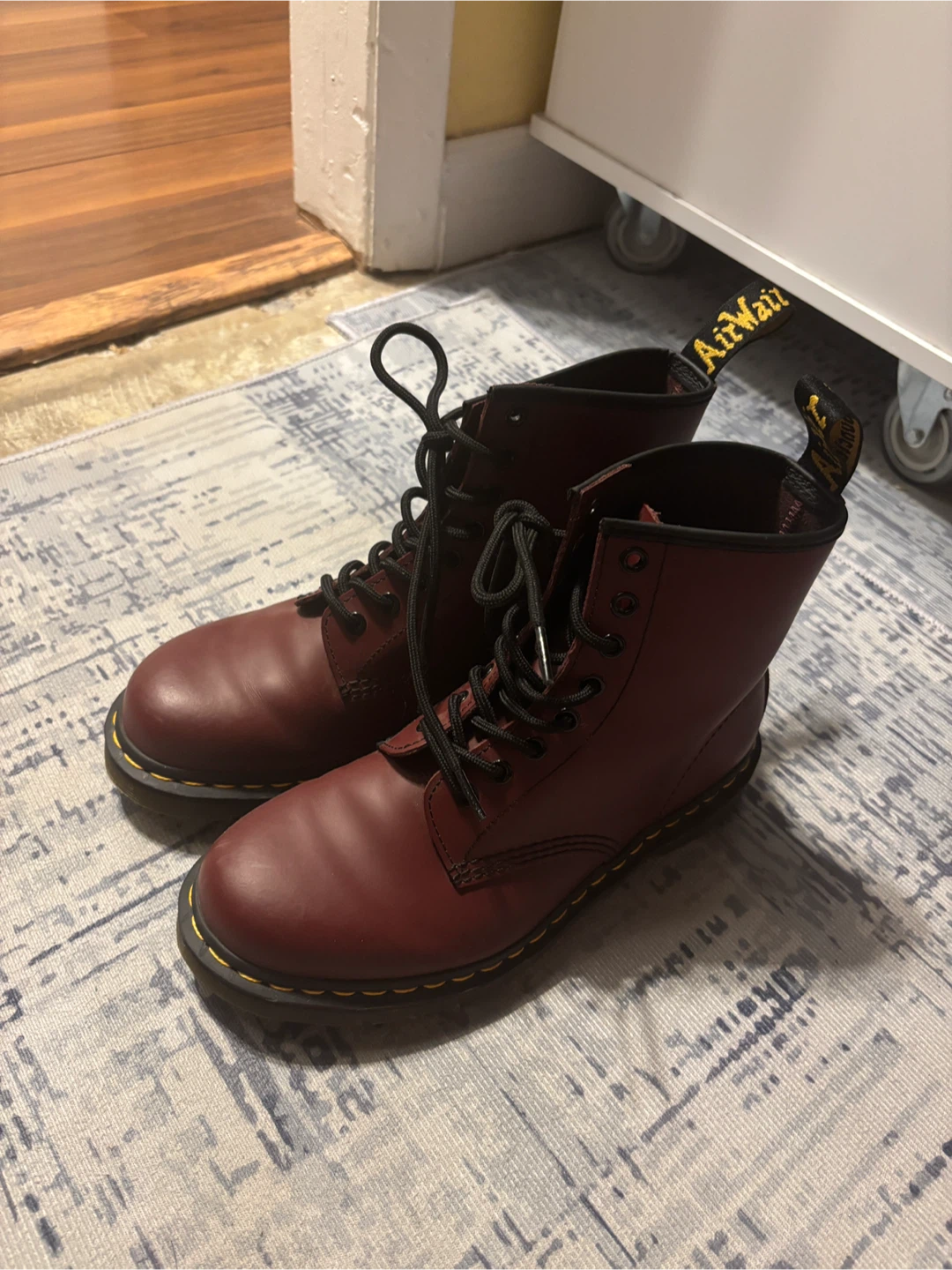 Dr. Martens 1460 Cherry Red Boots (WORN ONCE)