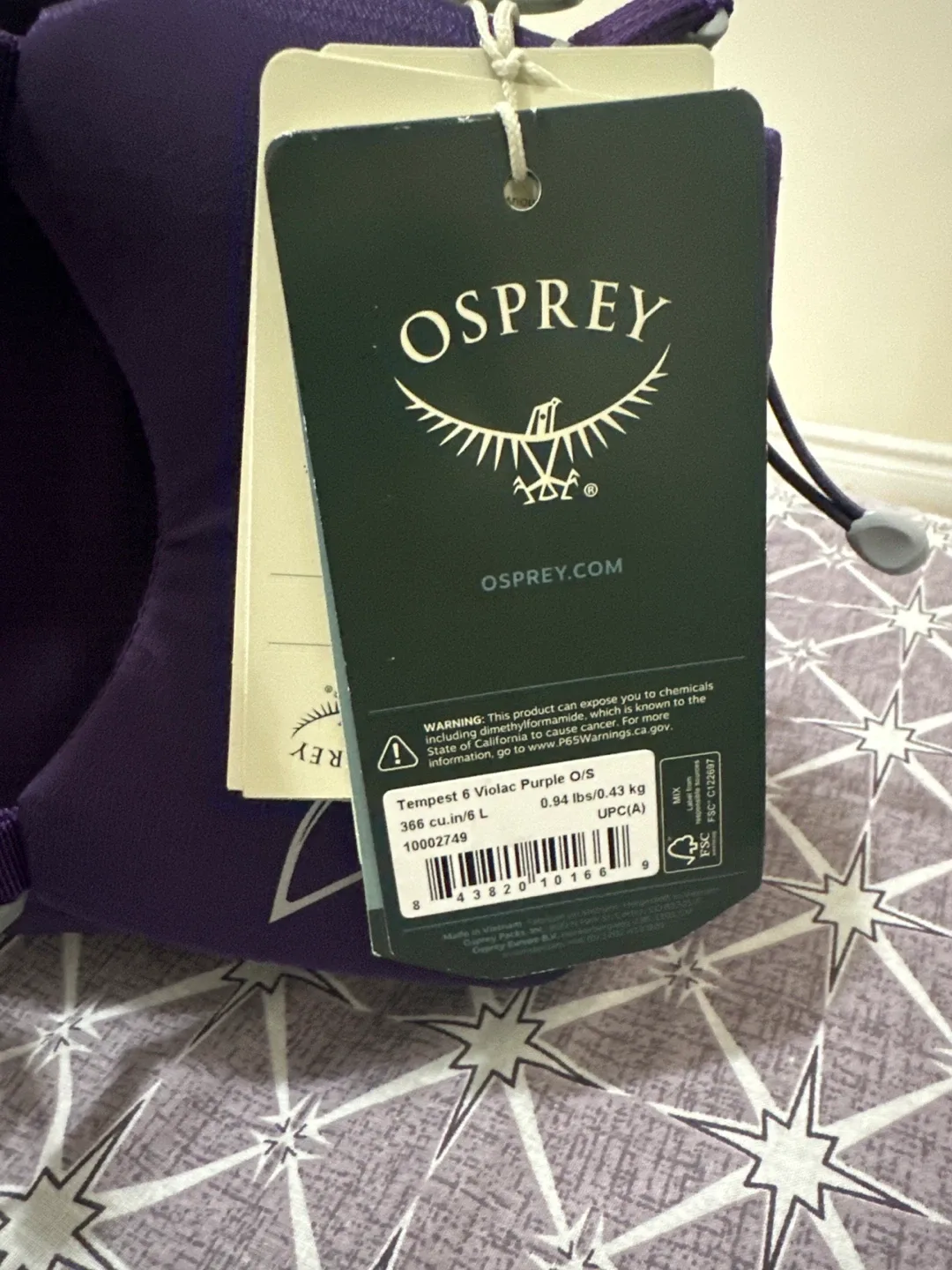 Osprey Tempest 6 Women's Waist Lumbar Hiking bag image indicator(2)