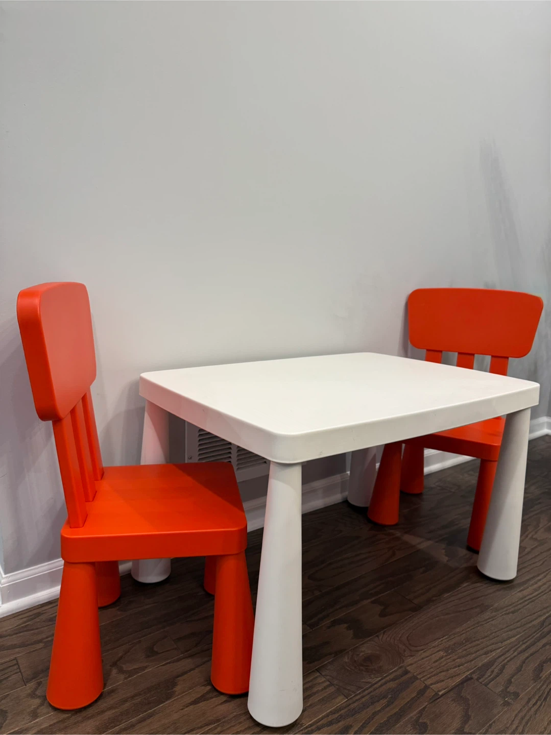 IKEA Mammut Children's Table with 2 Chairs