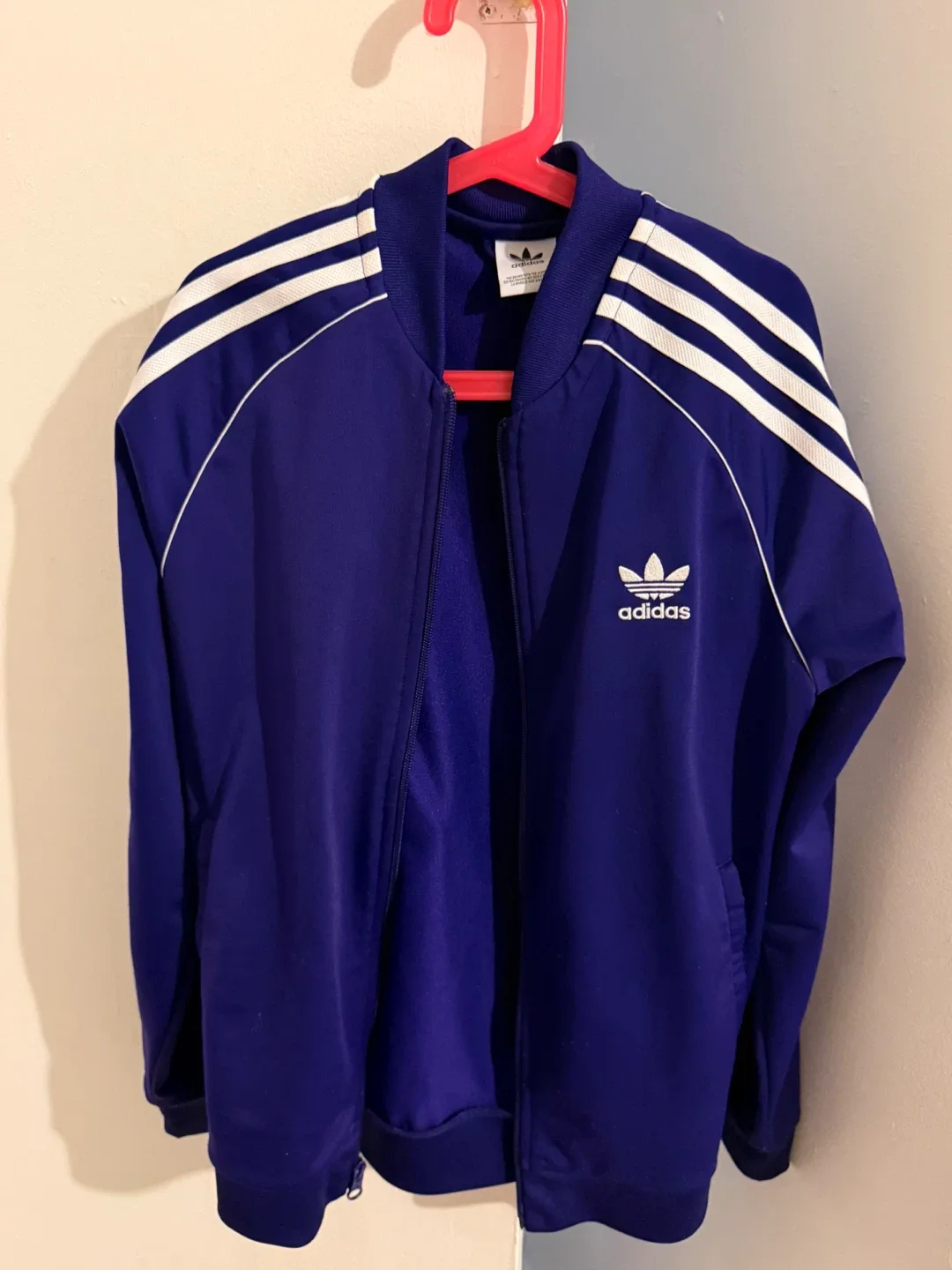 Adidas Tracksuit - Purple & White thumbnail