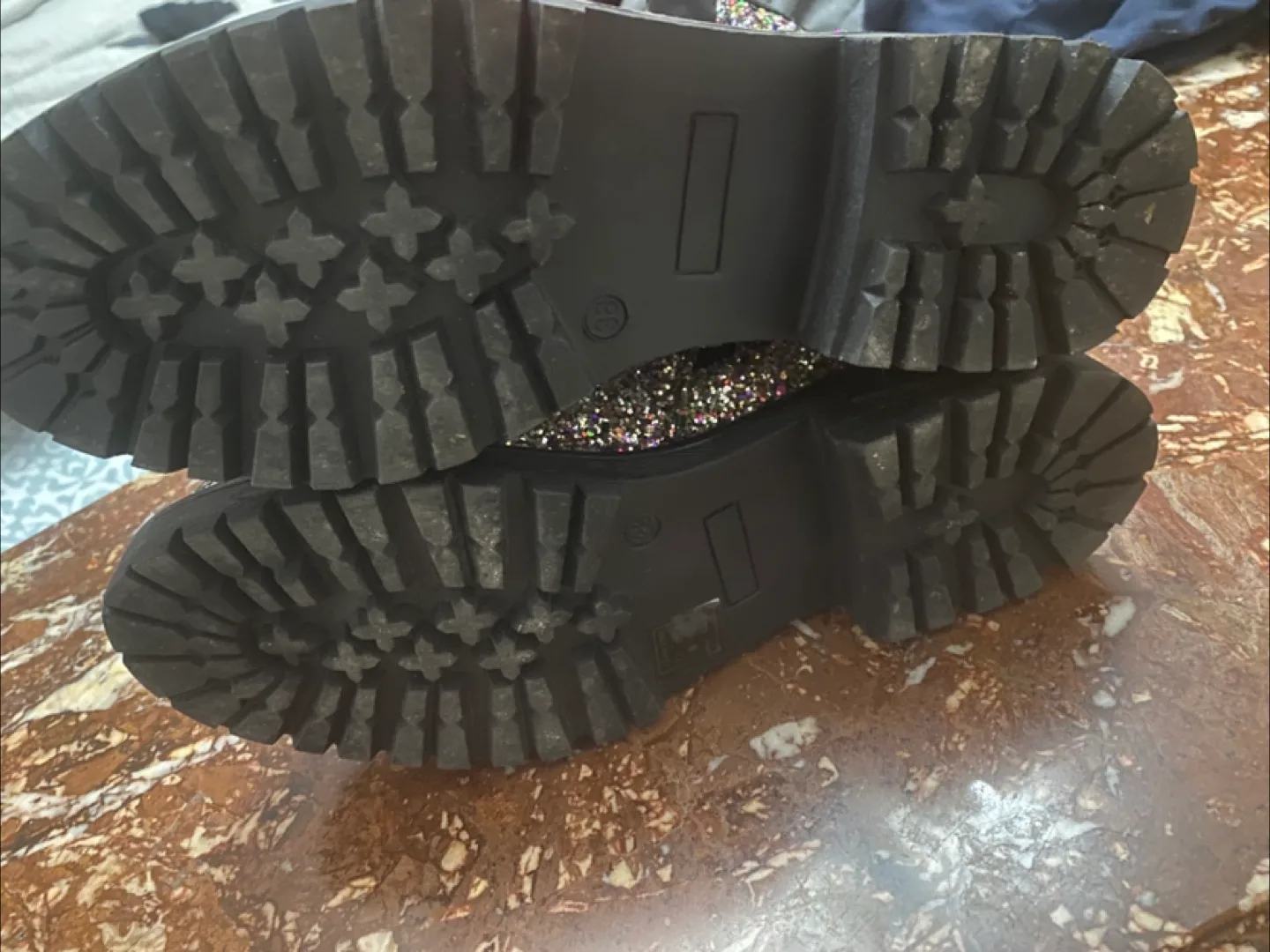 Never worn Glitter Boots - Size 38/7.5 image indicator(5)