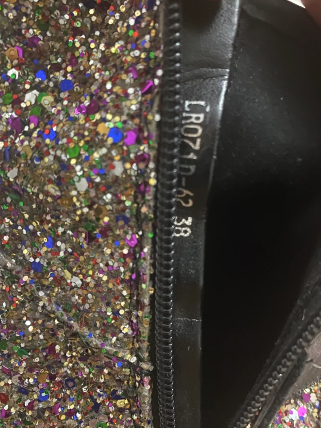 Never worn Glitter Boots - Size 38/7.5 image indicator(7)