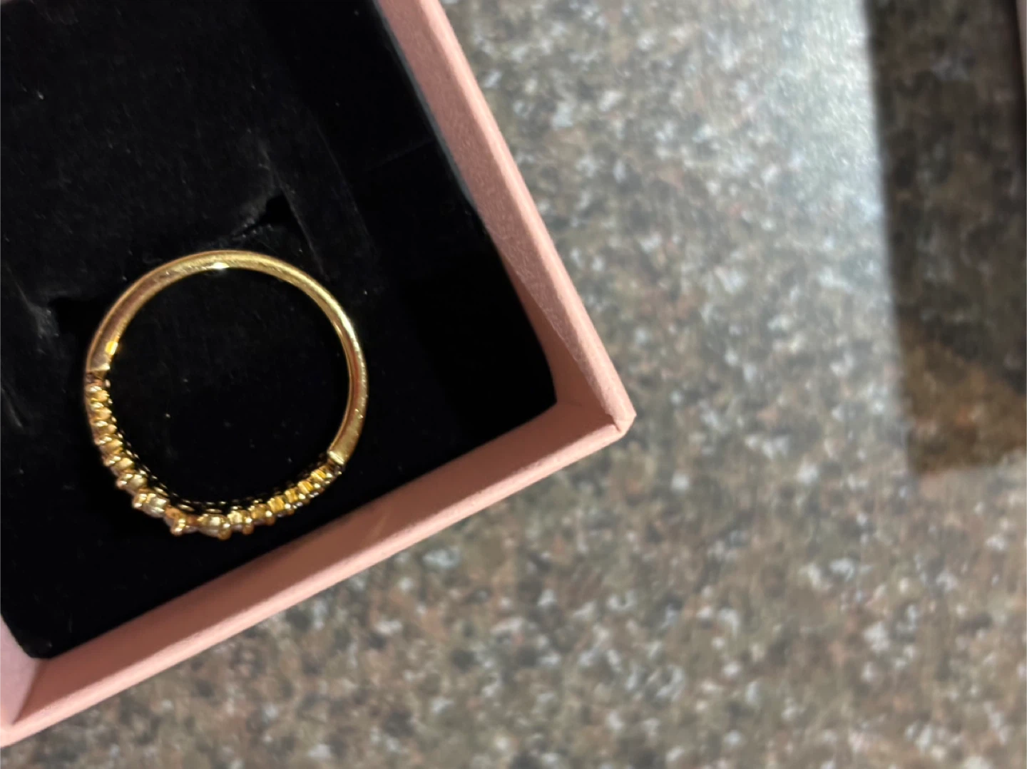 Pandora Gold Wishbone Ring with Box - photo 2