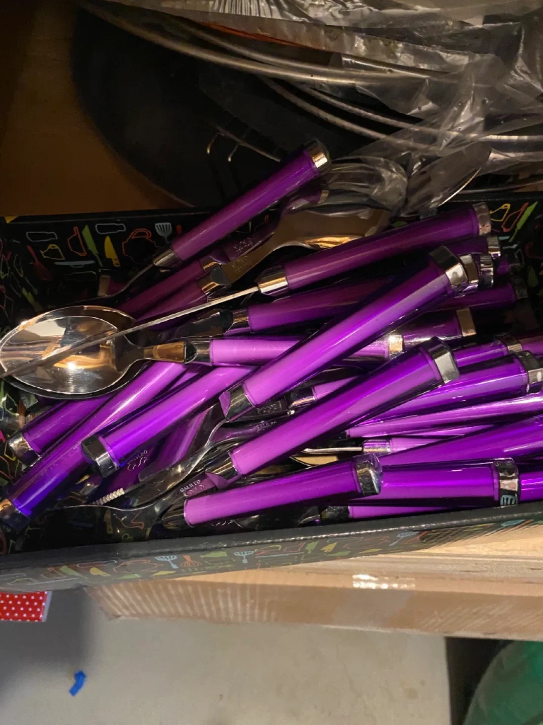 Galileo Casa Purple Cutlery Set image indicator(2)