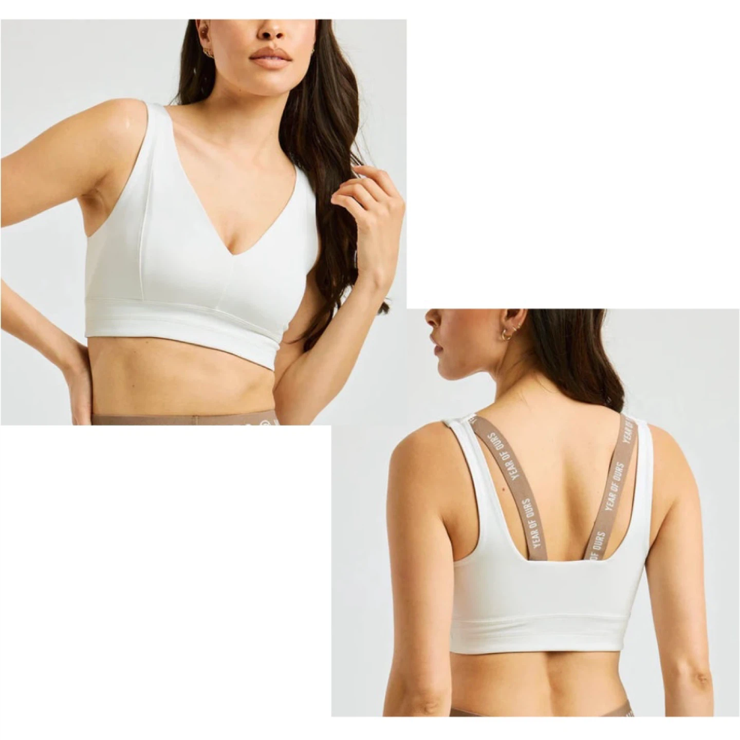 Year Of Ours (NWT) V-neck sports bra - Size M