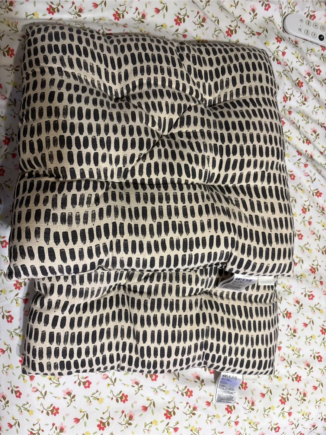 H&M Home Seat Cushions - Black & Beige thumbnail