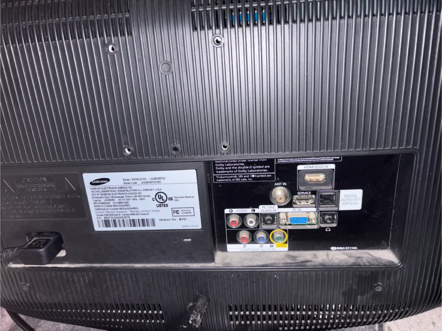 🥕 Samsung LN32B360D5D 32" LCD TV / monitor image indicator(2)