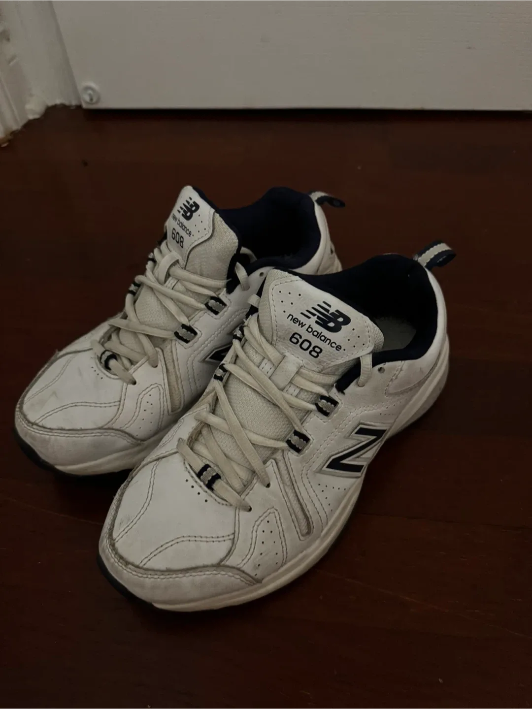 New Balance 608 White Sneakers thumbnail