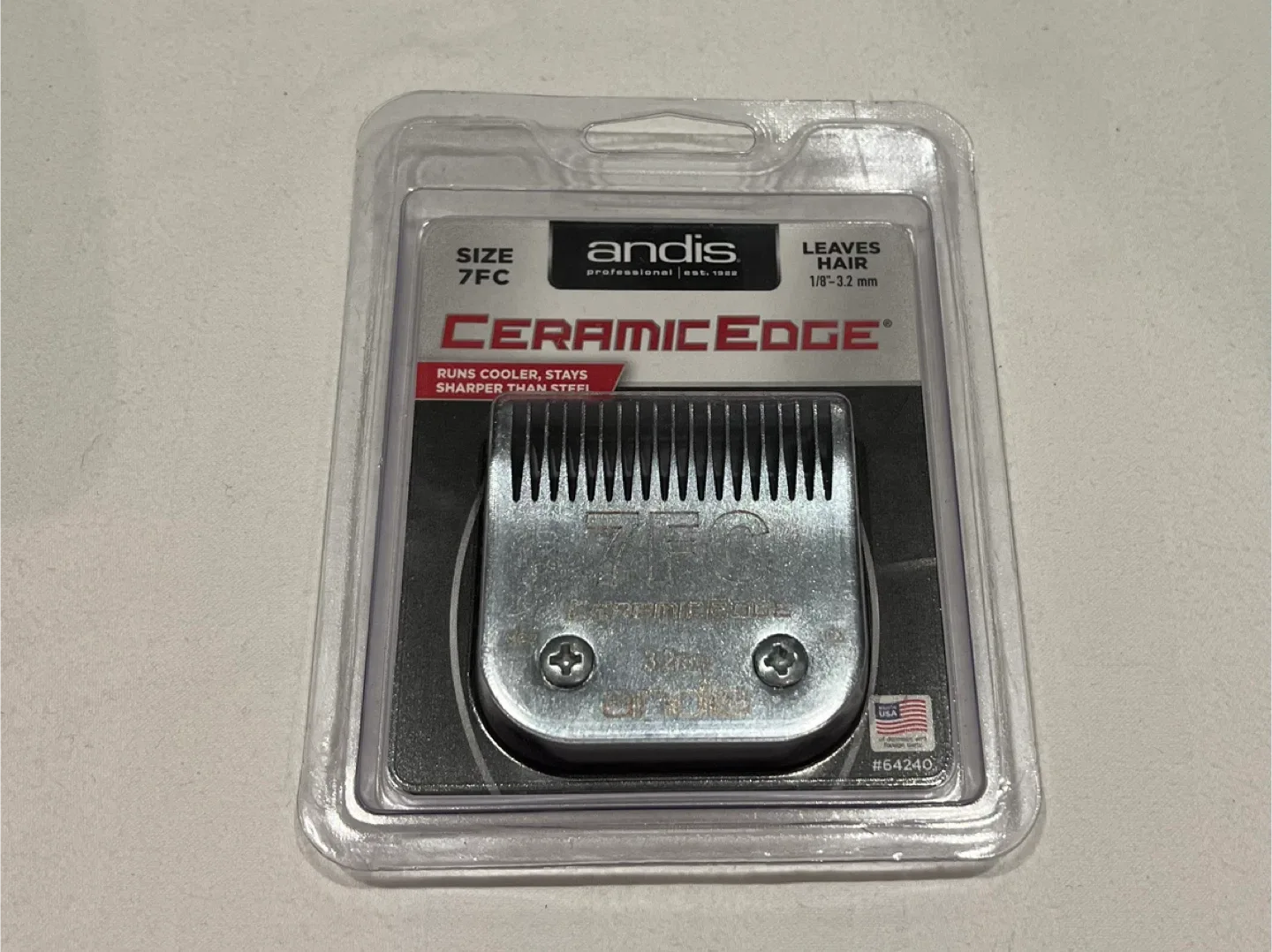 NEW Andis CeramicEdge 7FC Clipper Blade - NEW thumbnail