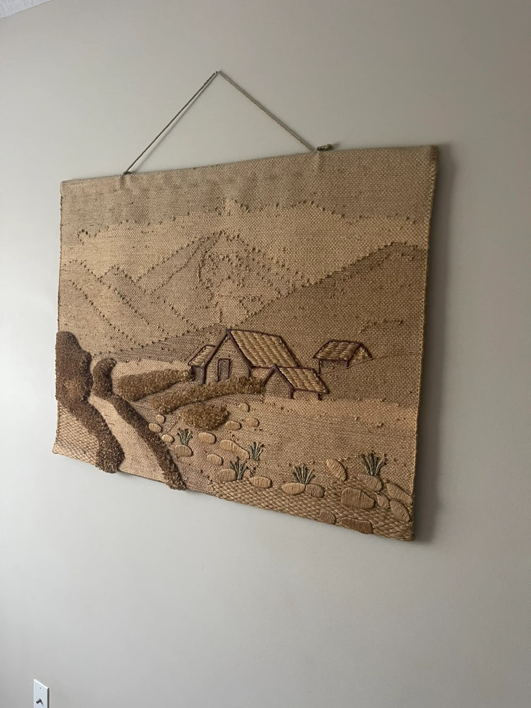 Vintage Woven Donegal Tweed Wall Art - photo 3