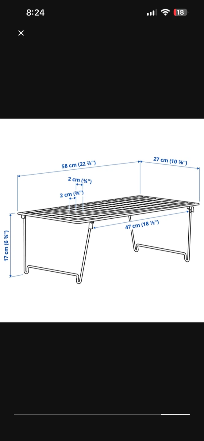 IKEA VÄSSAD Shoe Rack, Black - Like New! - photo 3