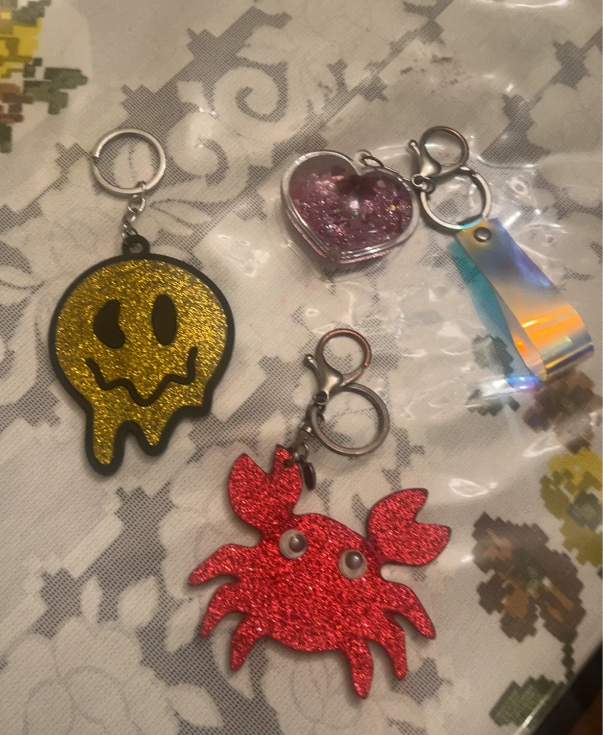 Keychains - Crab, Smiley, Heart thumbnail