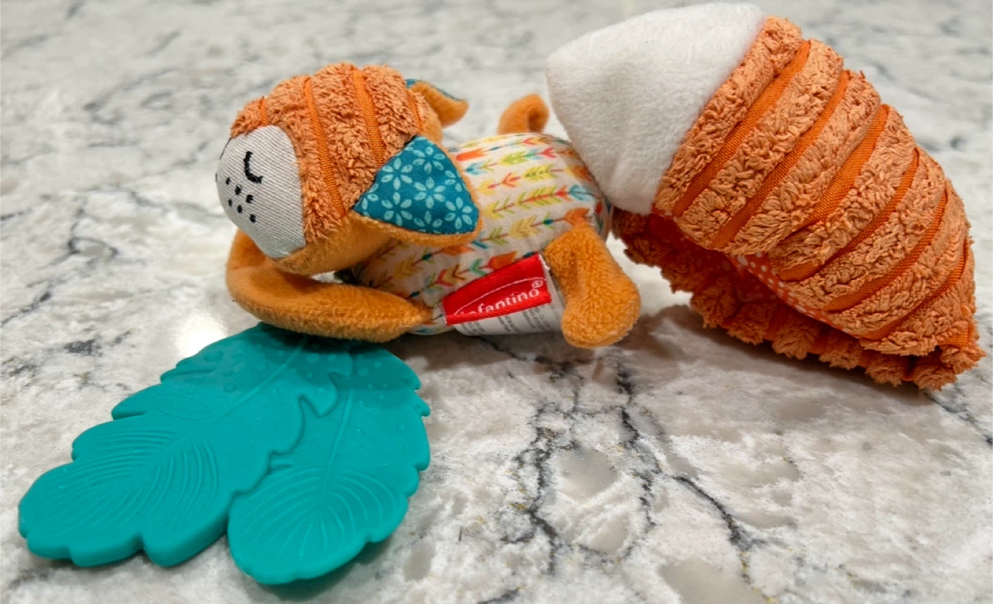 Baby/Toddler Infantino Fox with vibrating leaf toy