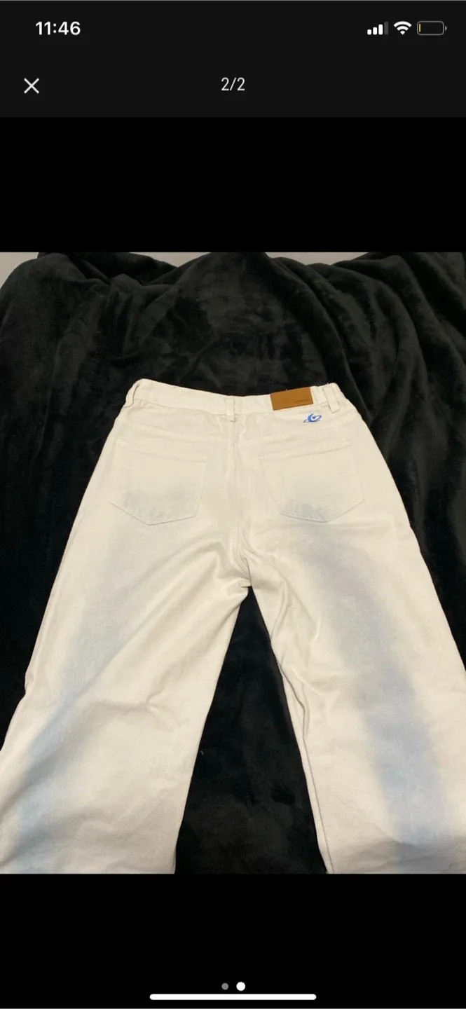 AGOLDE White Denim Jeans image indicator(2)