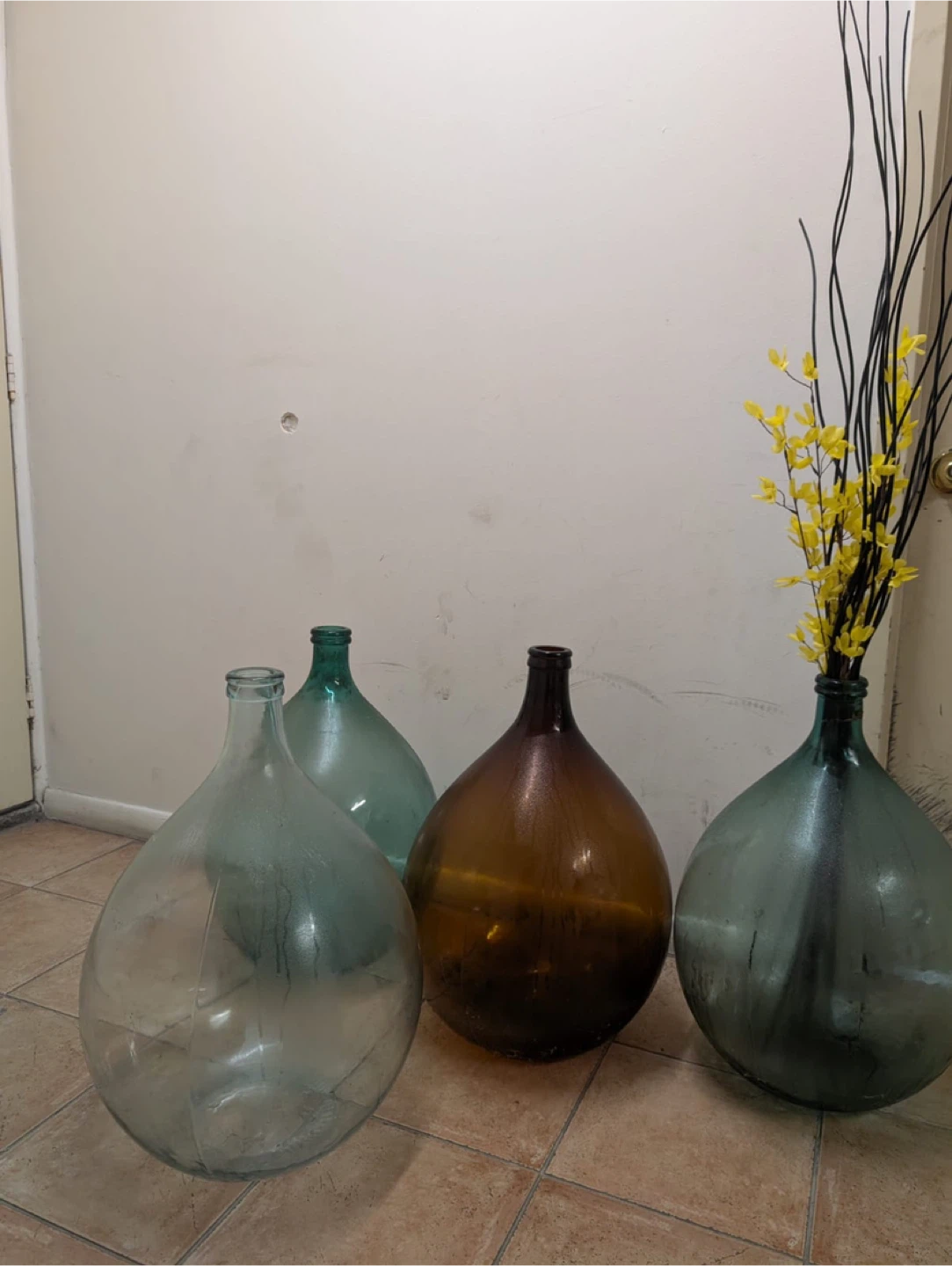 Decorative 4 Demijohn glass jar - photo 2