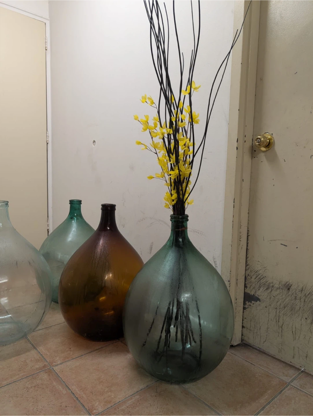 Decorative 4 Demijohn glass jar - photo 5