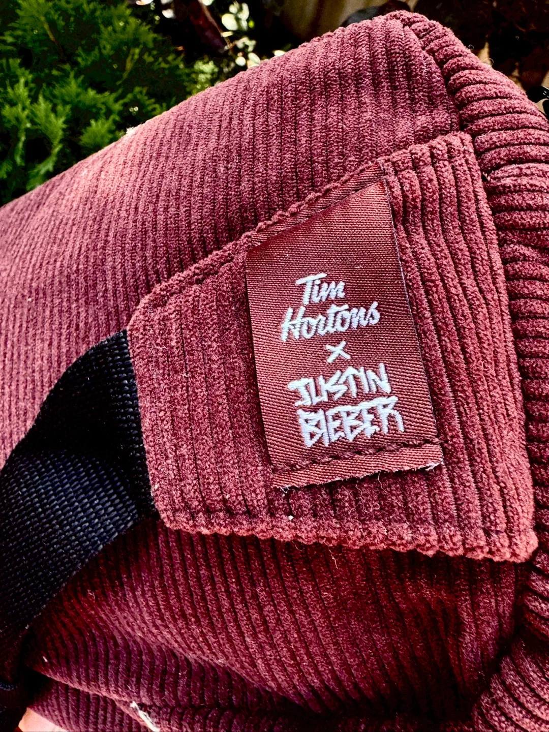 Tim Hortons x Justin Bieber 'Tim Biebs' Corduroy Fanny Pack image indicator(4)