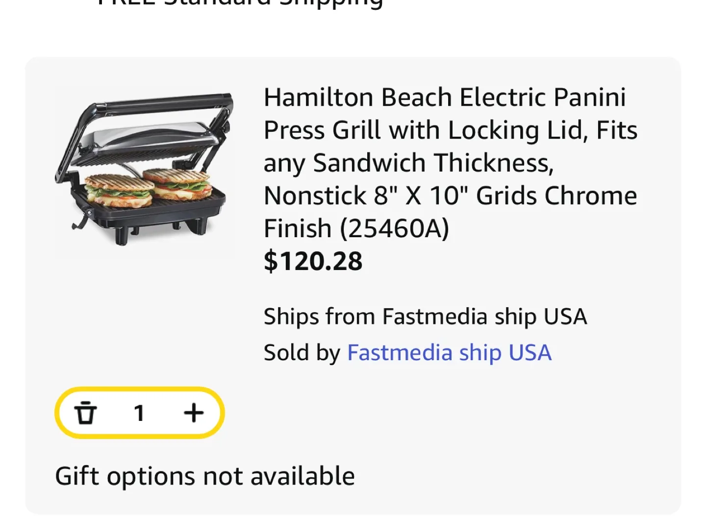 Hamilton Beach Panini Press & Compact Grill image indicator(2)
