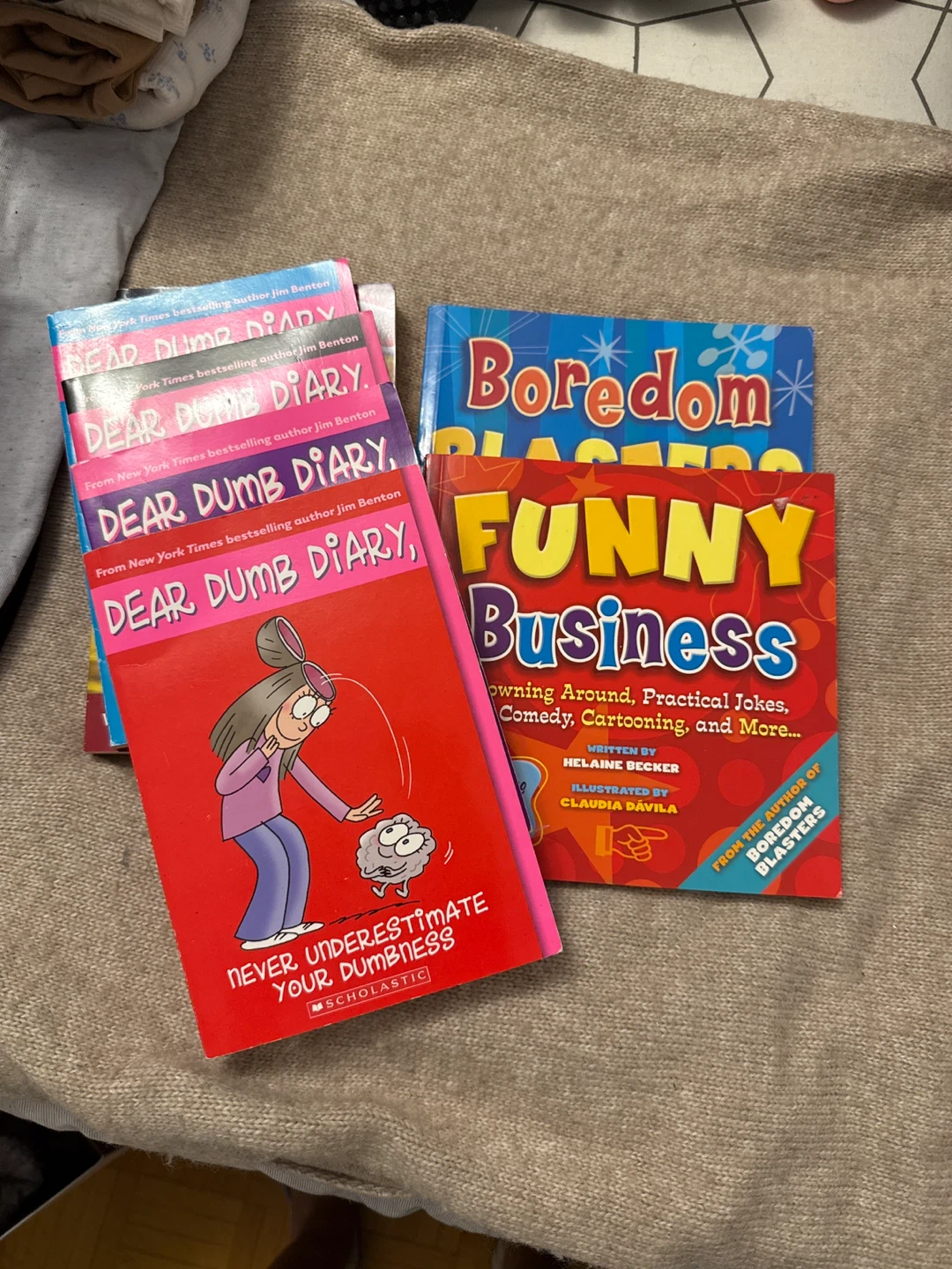 Dear Dumb Diary & Boredom Blasters Books