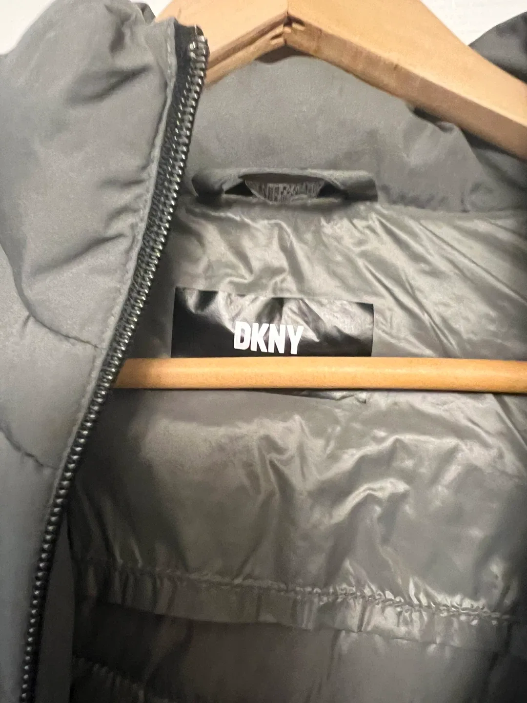 DKNY Grey Puffer Coat image indicator(2)