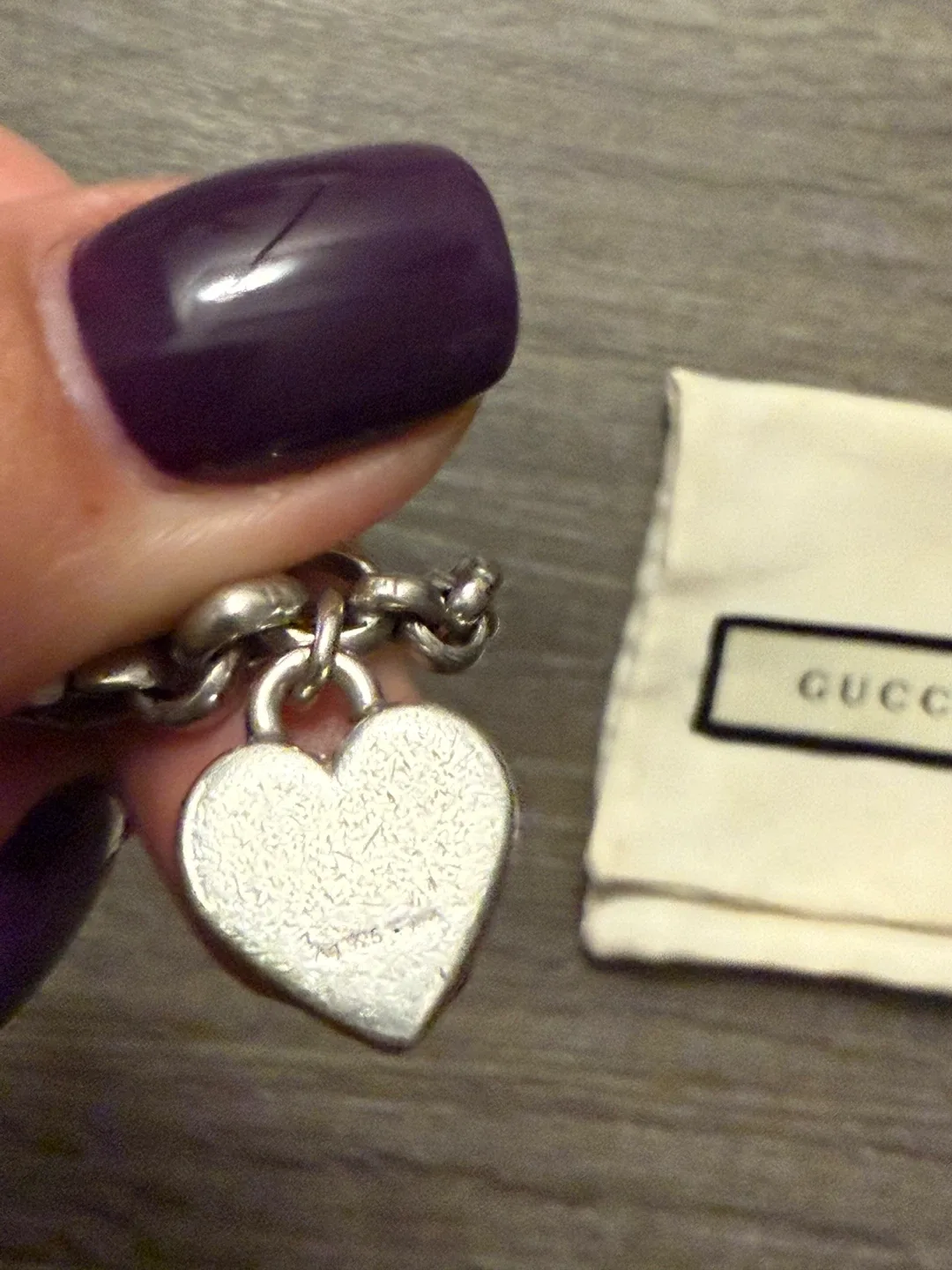 Gucci Heart sterling Silver 925 bracelet image indicator(5)