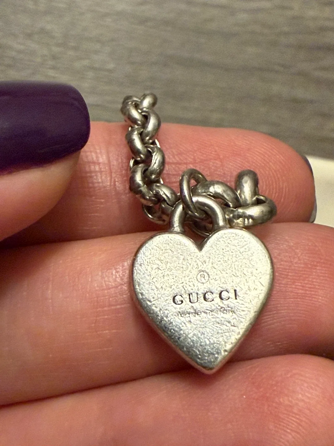 Gucci Heart sterling Silver 925 bracelet image indicator(2)