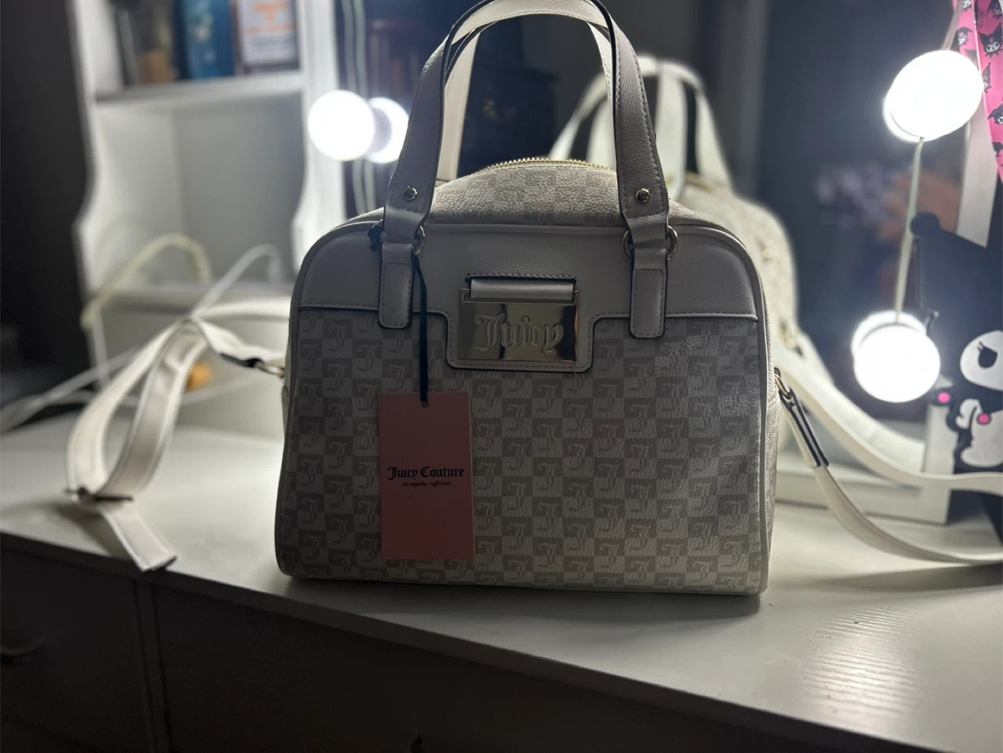 NWT Juicy Couture White Satchel Bag