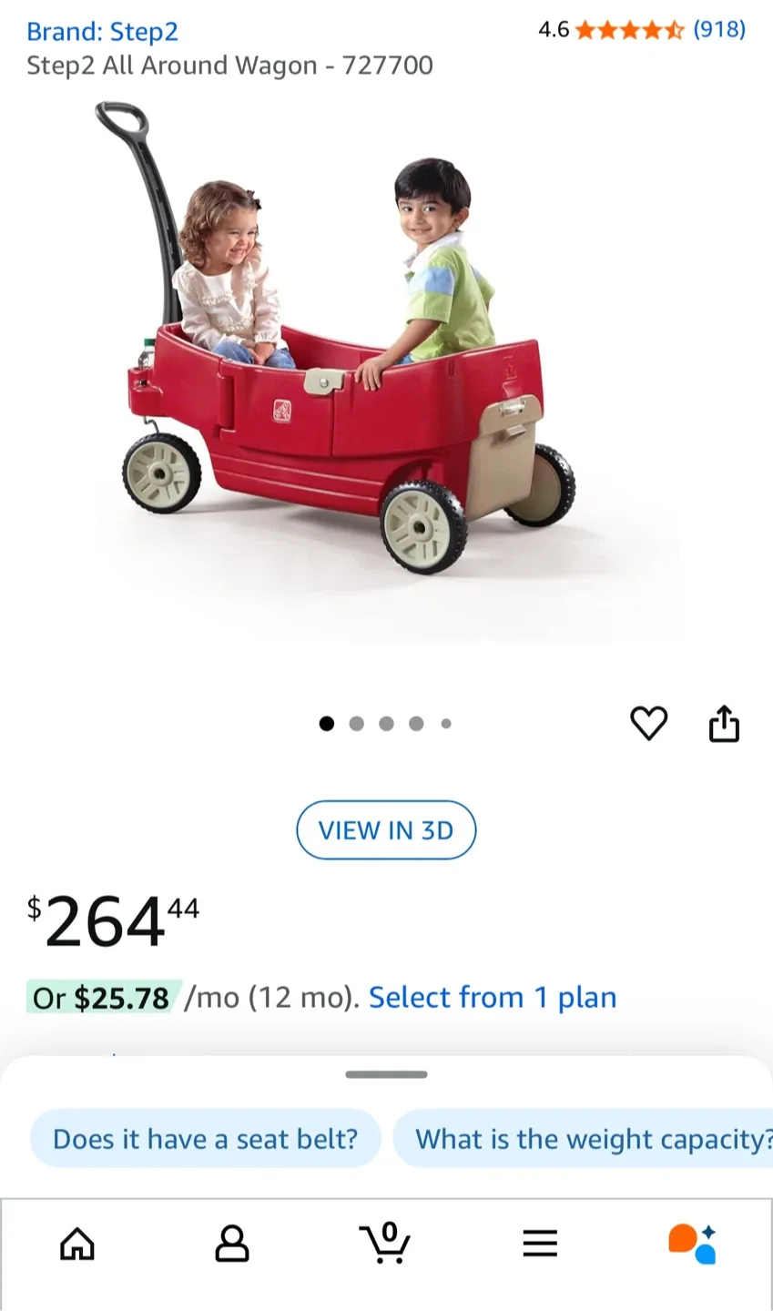 Kids/Grocery/Picnic/Garden Wheel Wagon image indicator(5)