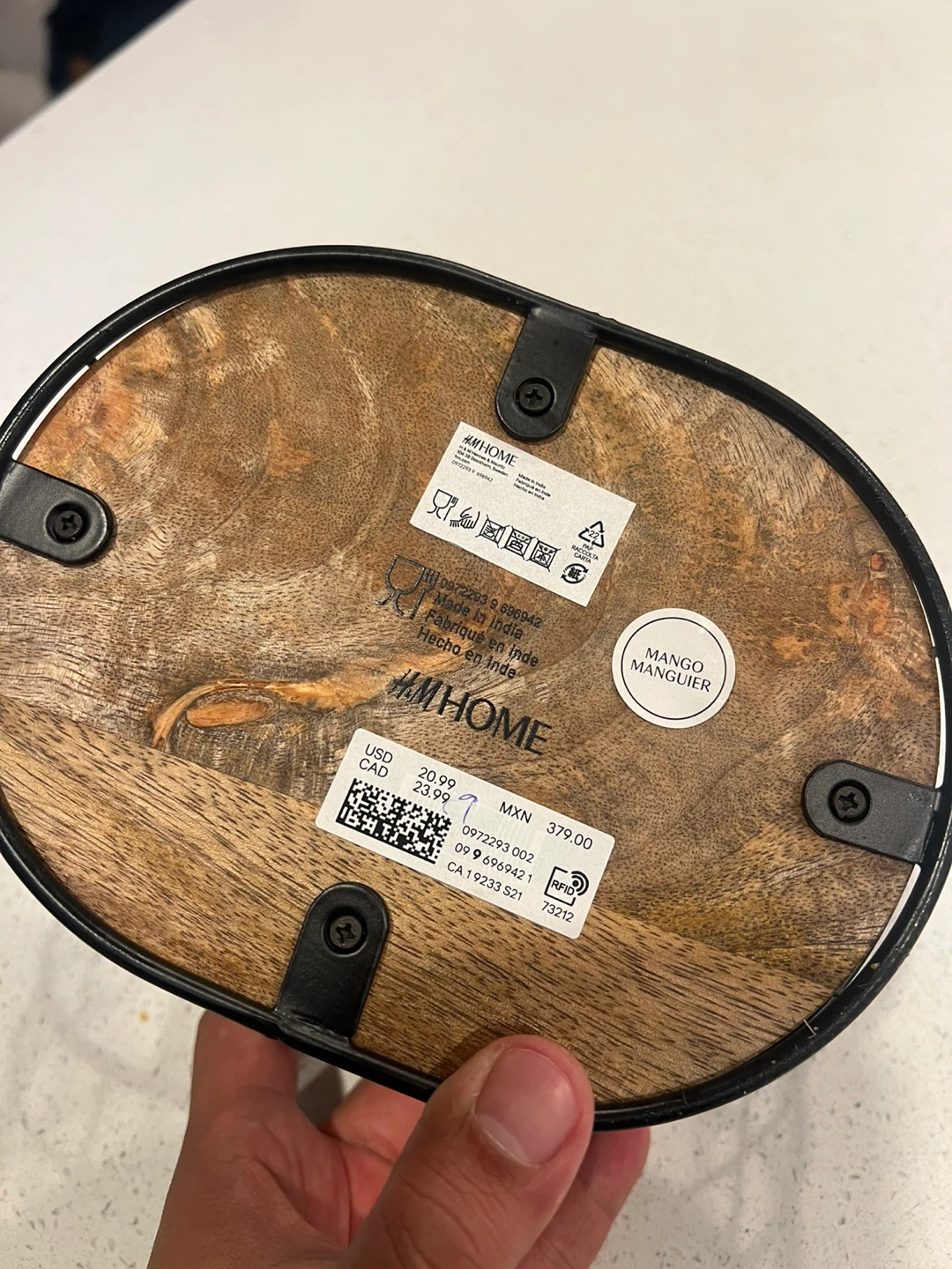 H&M Home Mango Wood Basket - photo 2