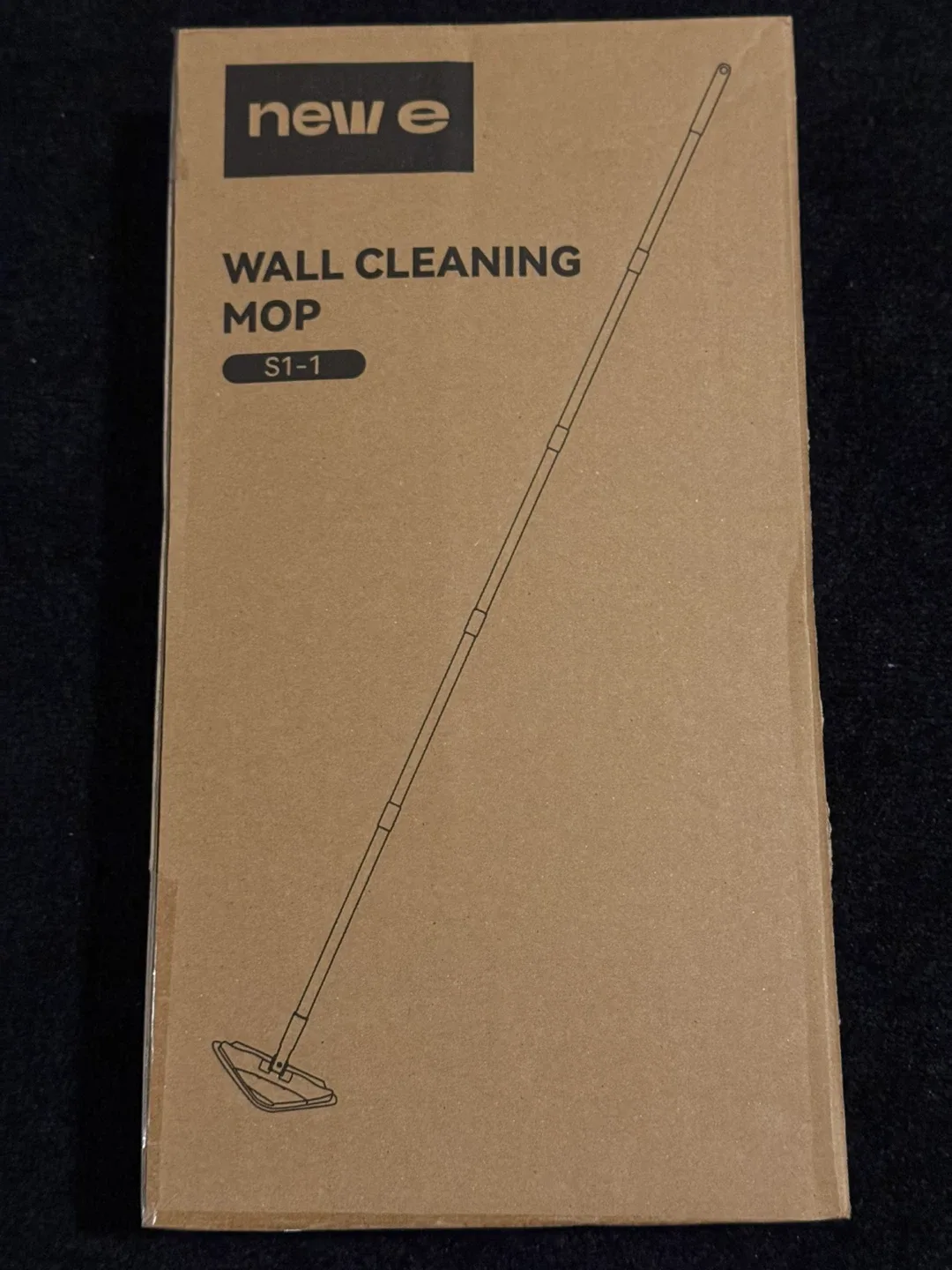 Wall Mop Cleaner with 80” Long Handle, 180° image indicator(2)