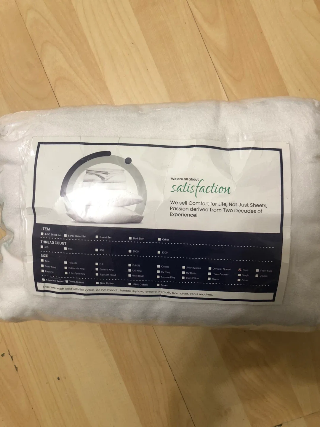 Satisfaction King Size bed protector - New thumbnail