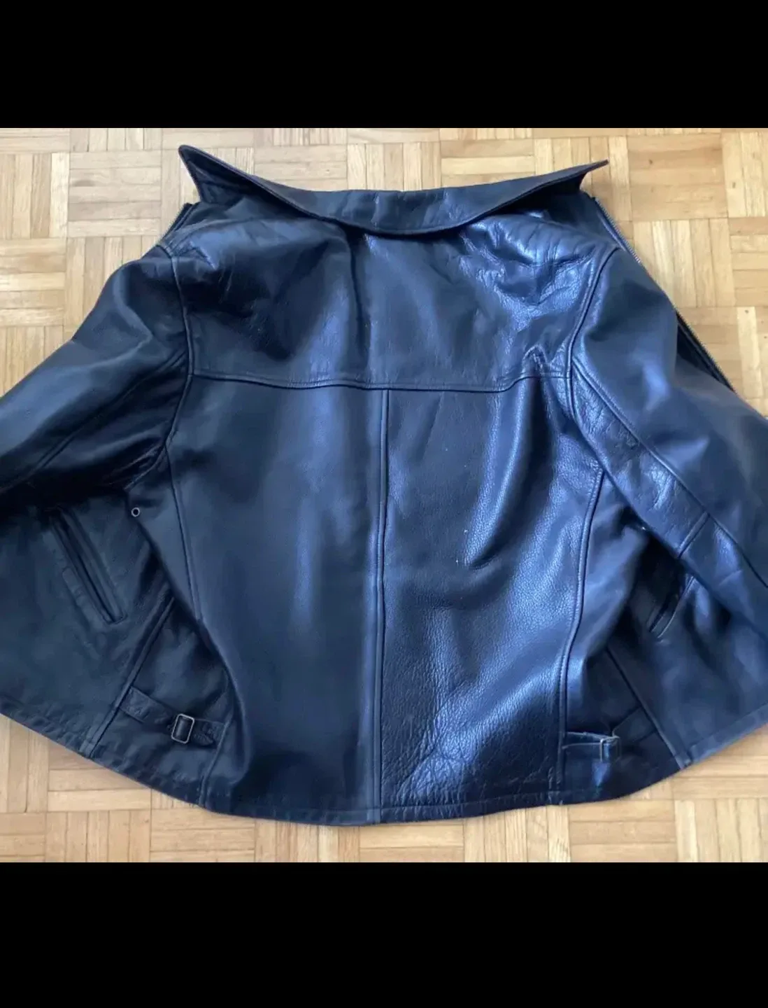 Men's Genuine Leather Winter Coat (Size XL) image indicator(4)