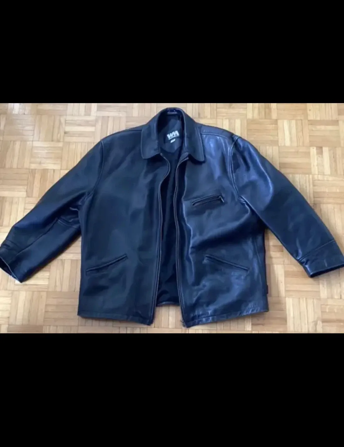 Men's Genuine Leather Winter Coat (Size XL) image indicator(3)