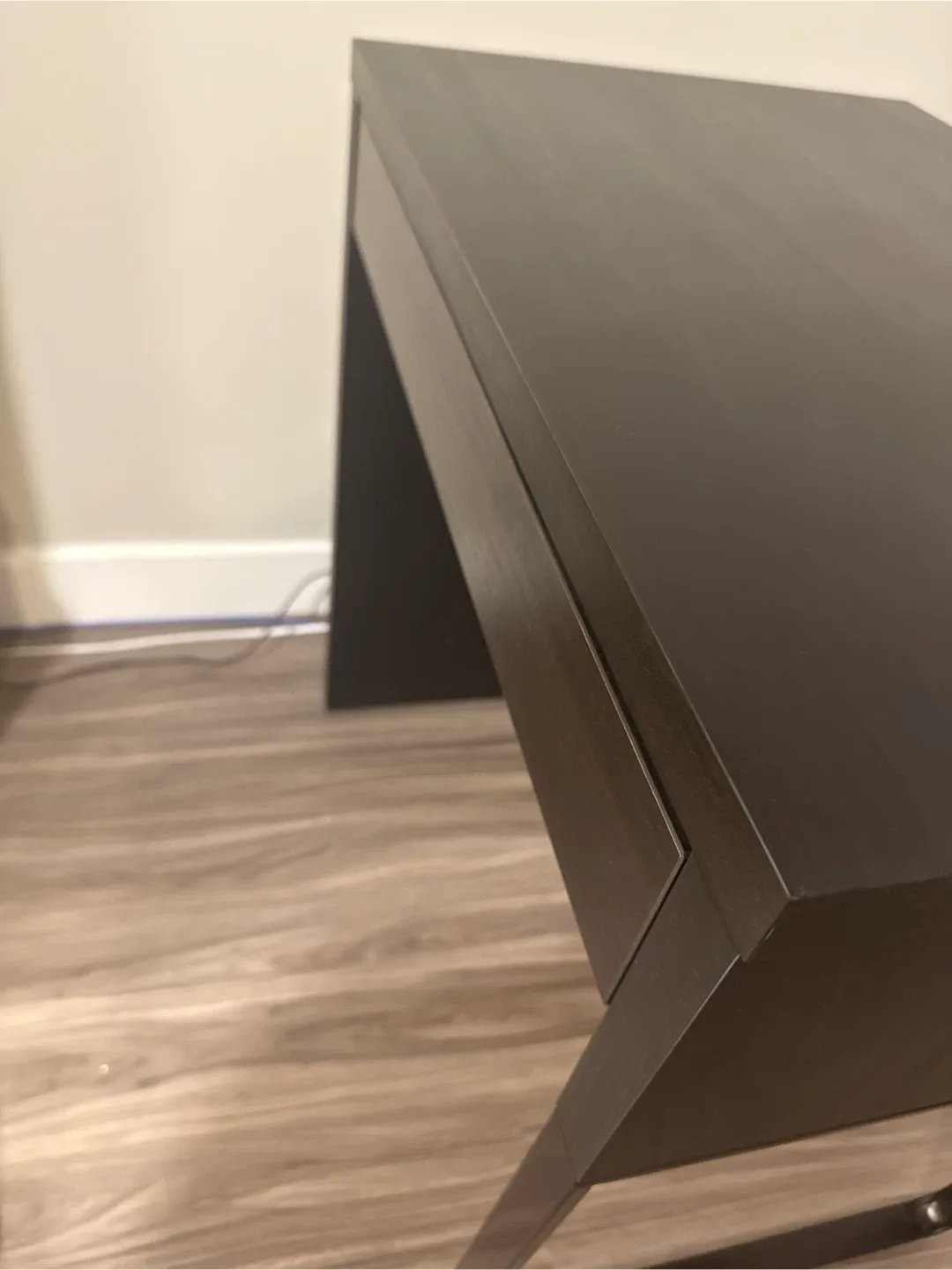 IKEA Dark Brown Desk with Drawer image indicator(4)