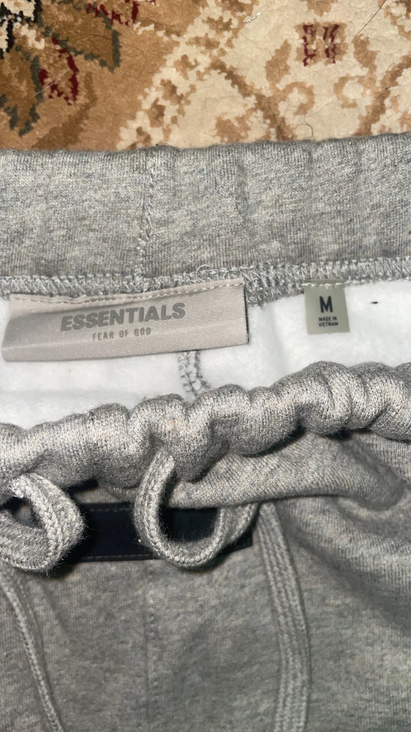 Essentials Fear of God Sweatpants Dark Oatmeal - photo 4