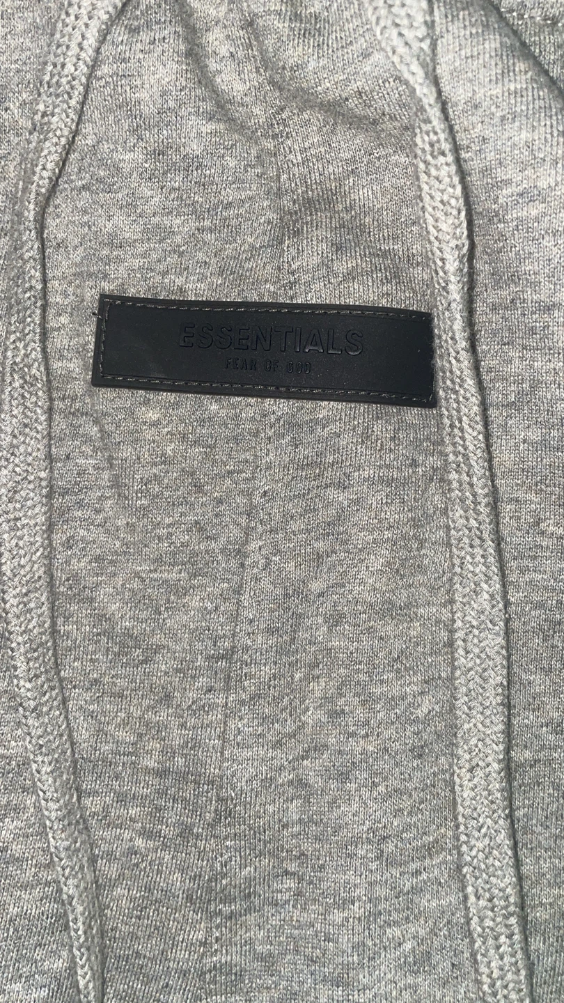 Essentials Fear of God Sweatpants Dark Oatmeal - photo 3