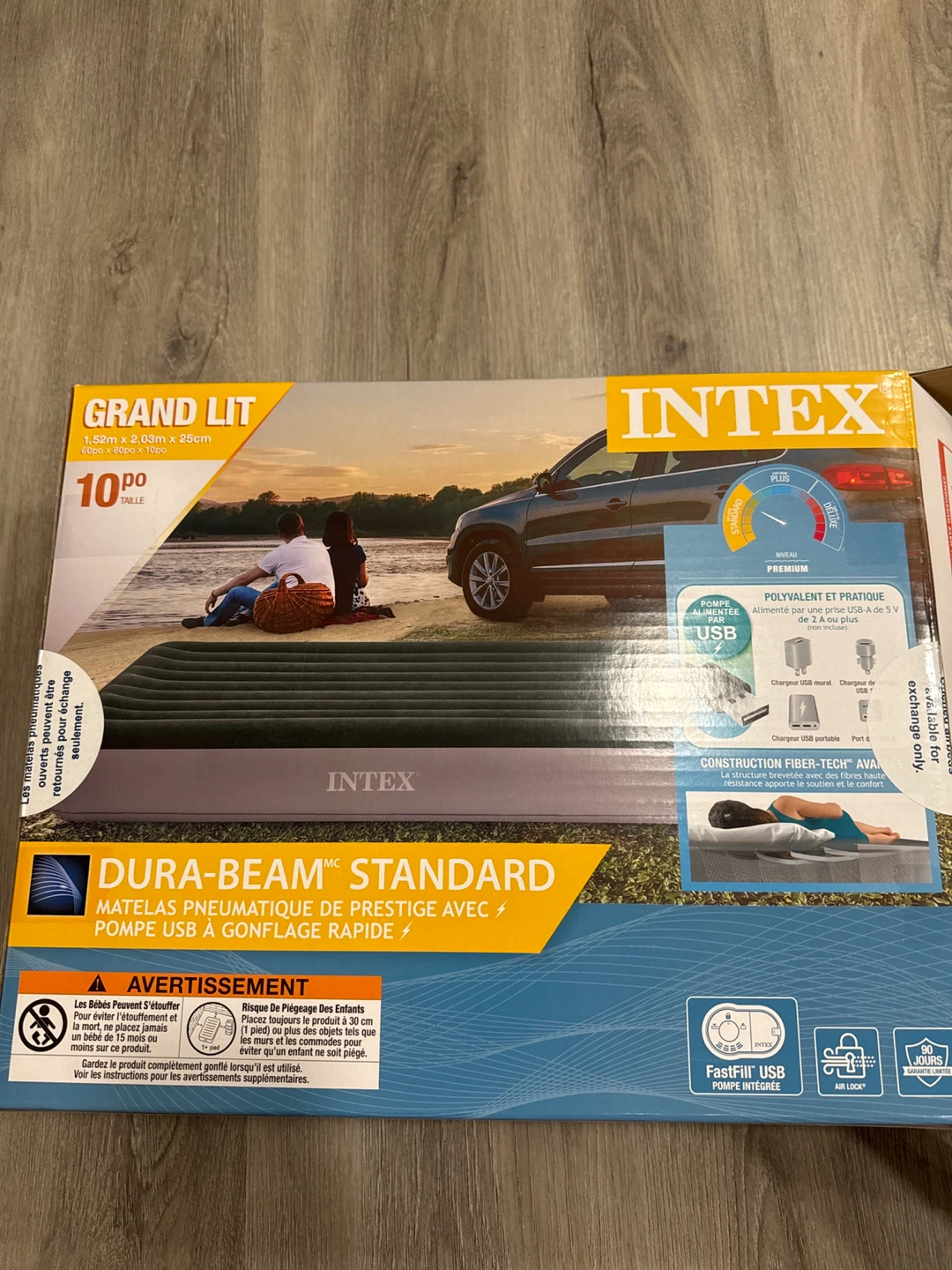 Intex Dura-Beam Standard Air Mattress - Queen Size