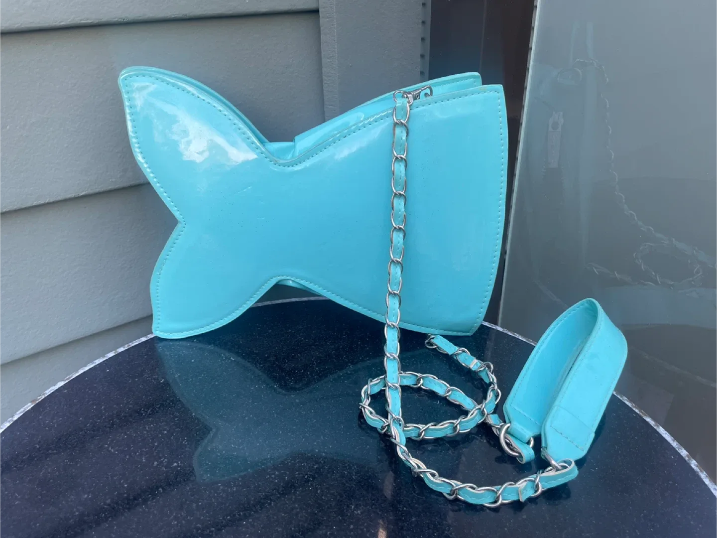 Mermaid Tail crossbody Purse Turquoise image indicator(3)