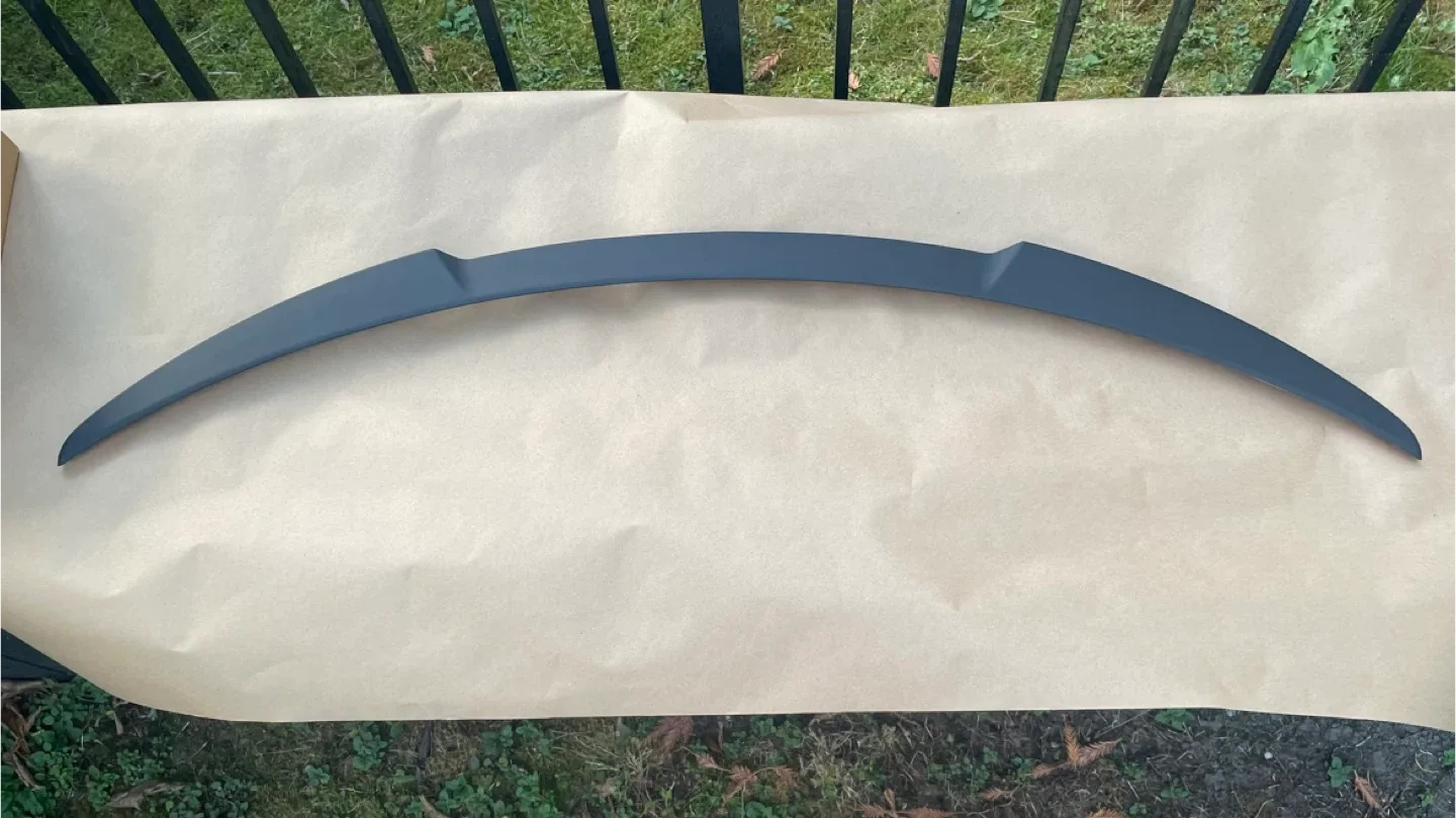 Tesla Model Y V-Type ABS Spoiler - Matte image indicator(2)