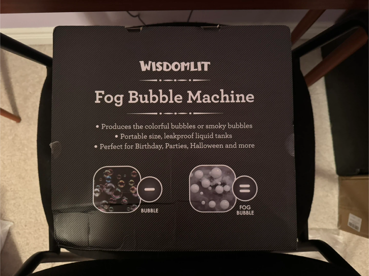 Wisdomlit Fog Bubble Machine
