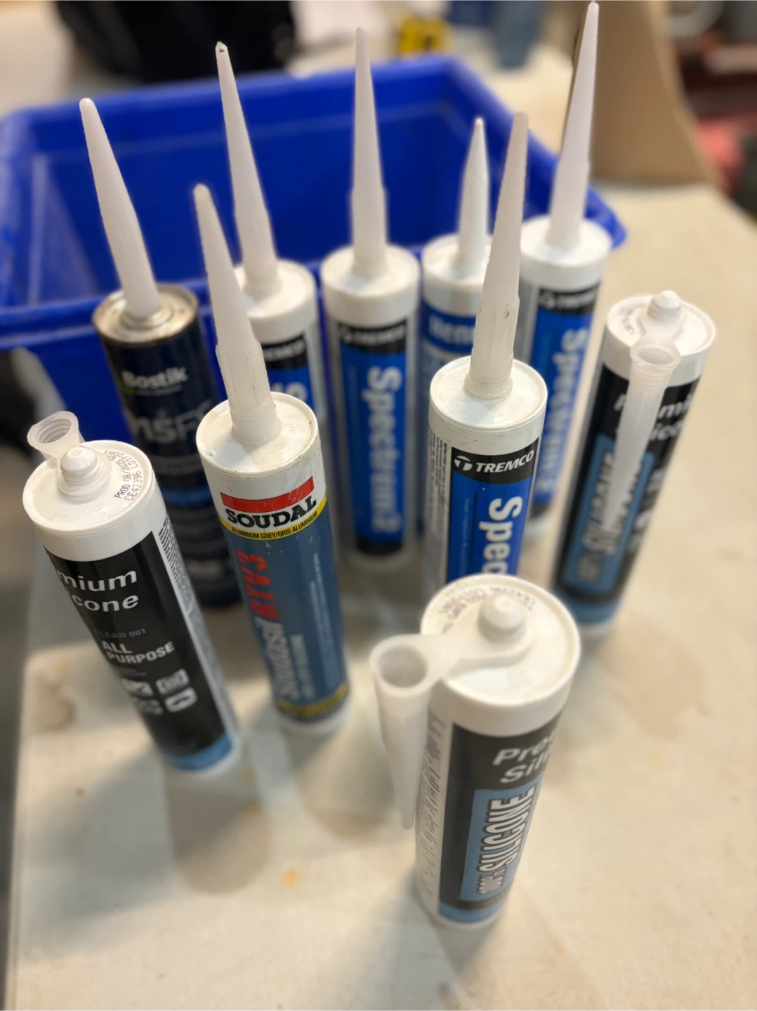 Various Sealant Tubes: Bostik, Soudal, Tremco - photo 2