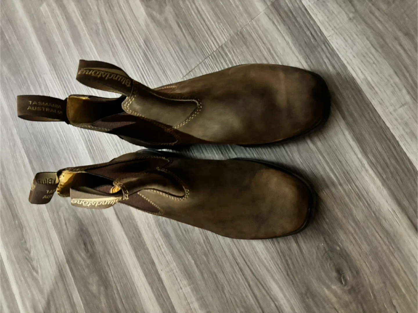 Size 7 — Blundstone Rustic Brown Leather Lined Boots image indicator(4)