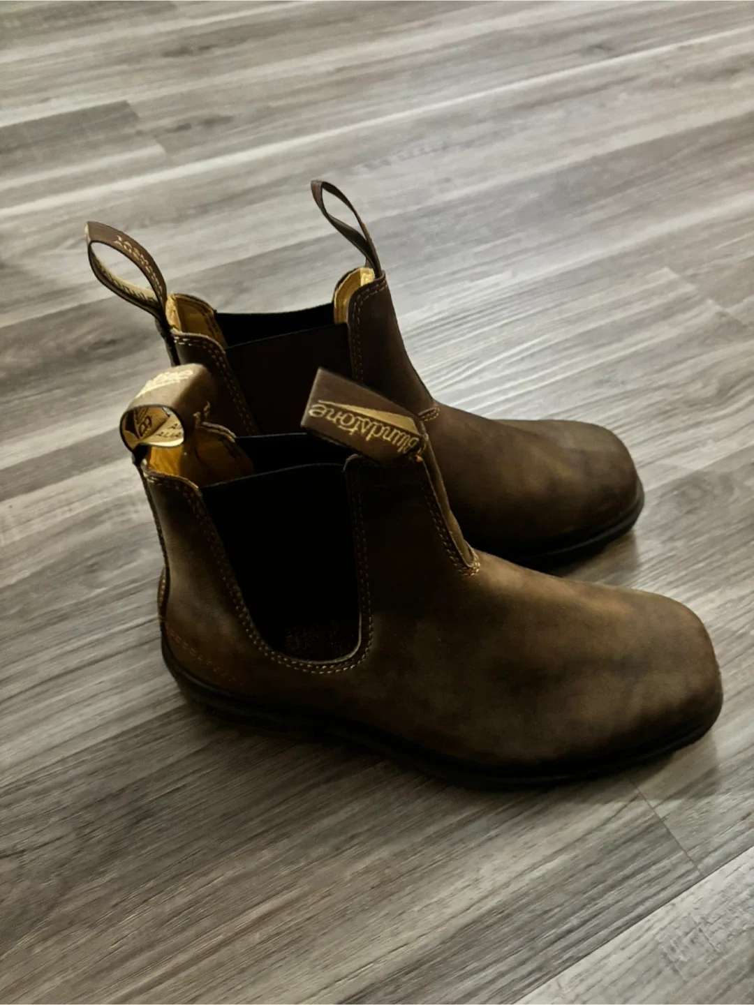 Size 7 — Blundstone Rustic Brown Leather Lined Boots image indicator(7)