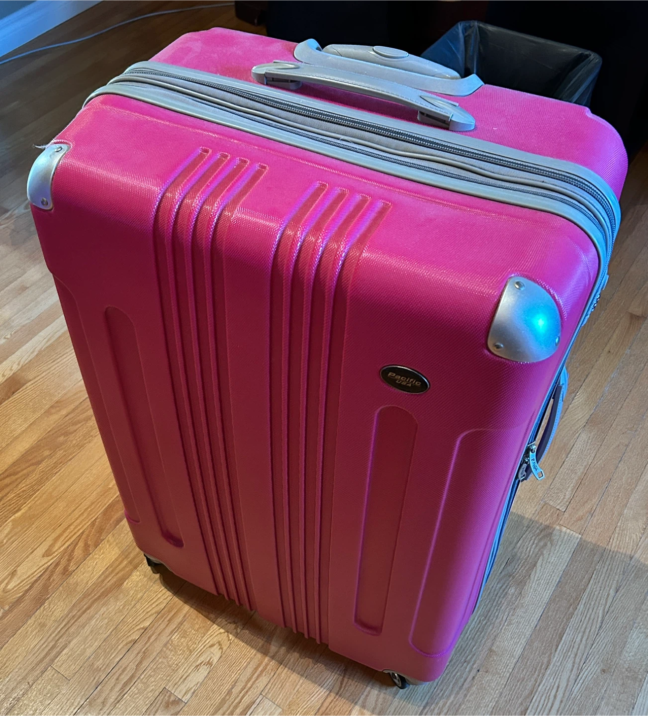 Pacific USA Pink Large Suitcase